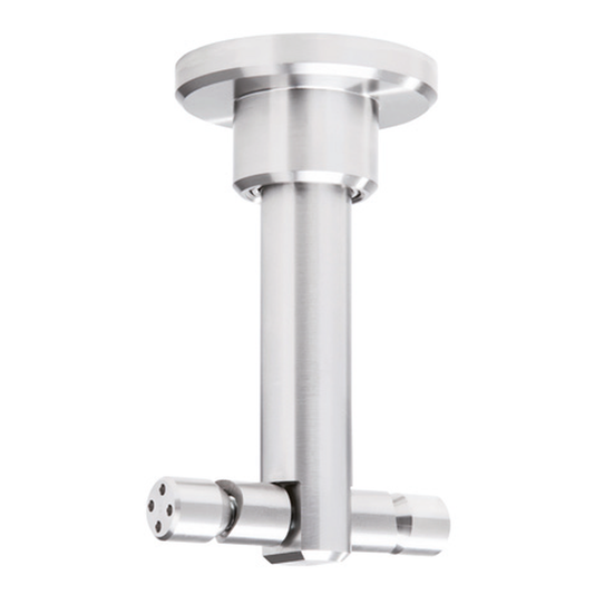 Ceiling mount for double track rails USO200EF