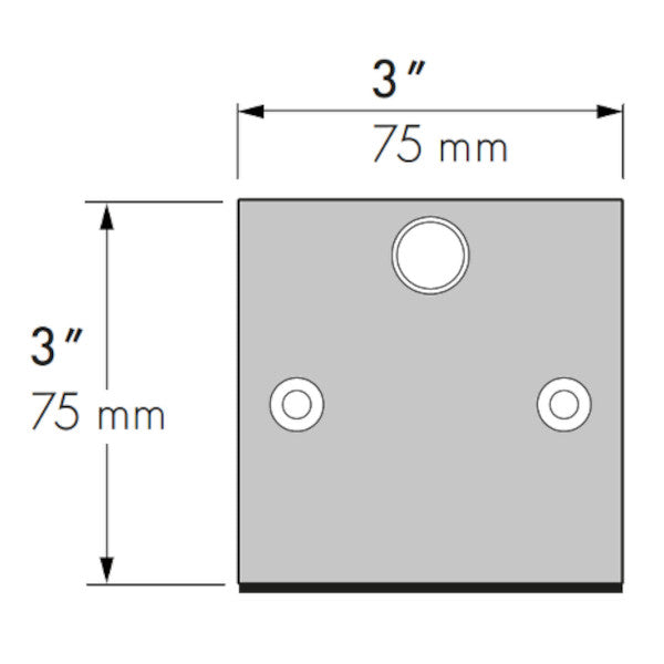 Strike for glass door