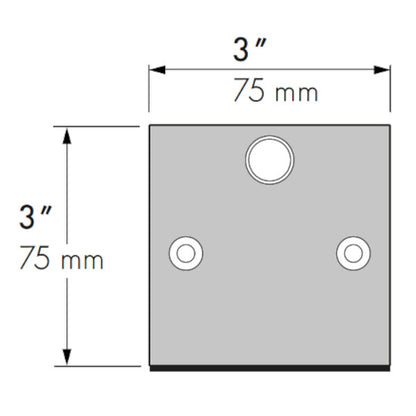 Strike for glass door