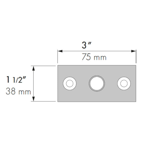 Strike for wooden or aluminum frame door