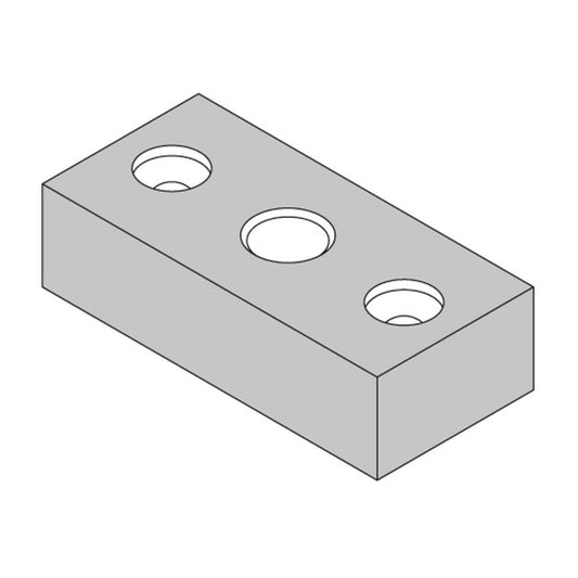 Strike for wooden or aluminum frame door