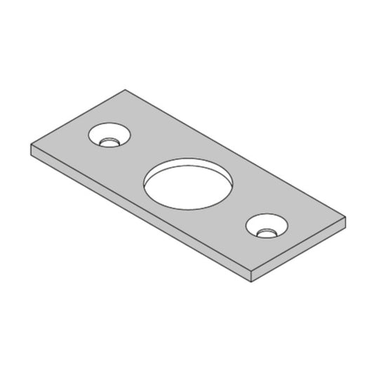 Strike, satin stainless steel