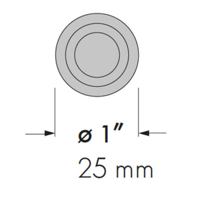 Dust proof strike for 1/2" bolt