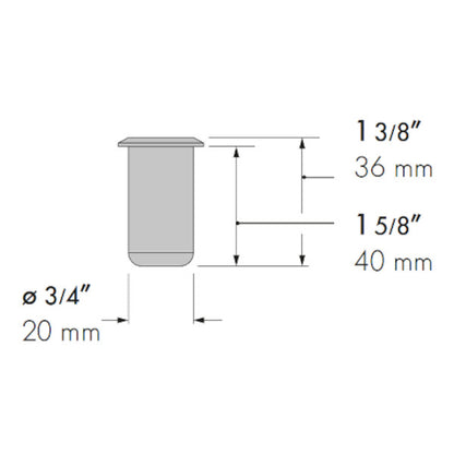 Dust proof strike for 1/2" bolt