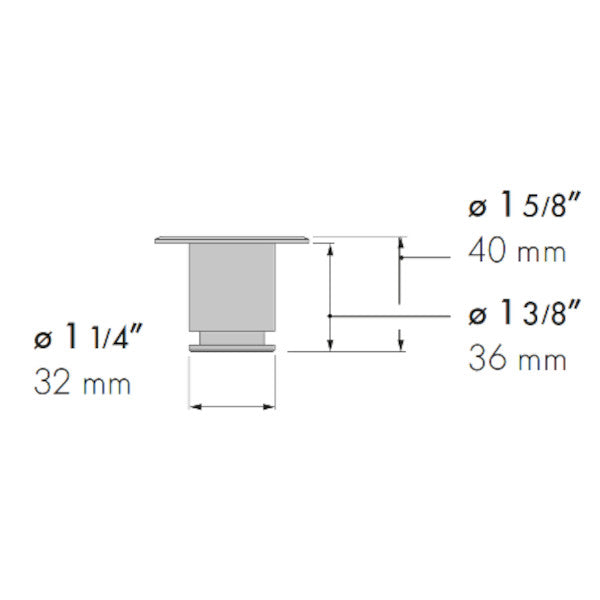 Strike for 7/8" bolt
