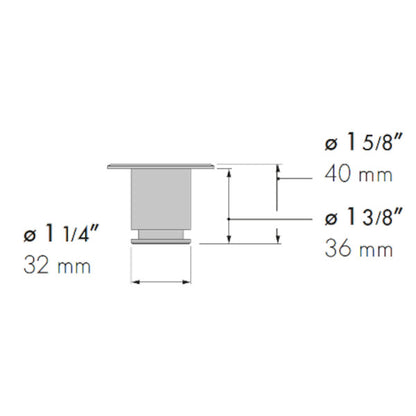 Strike for 7/8" bolt
