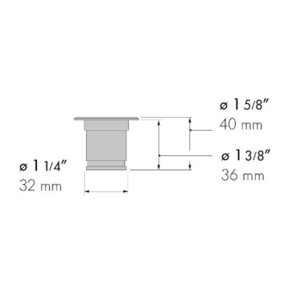 Dust proof strike for 7/8" bolt