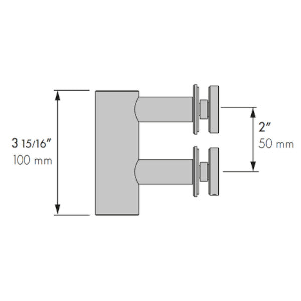 Strike for glass panel