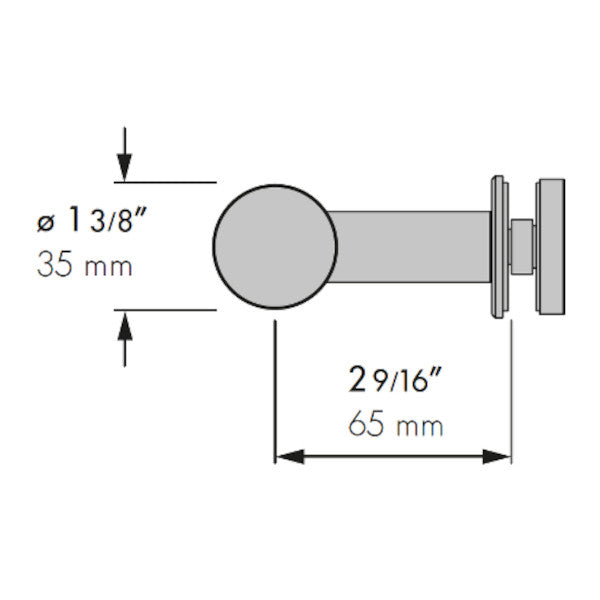Strike for glass panel