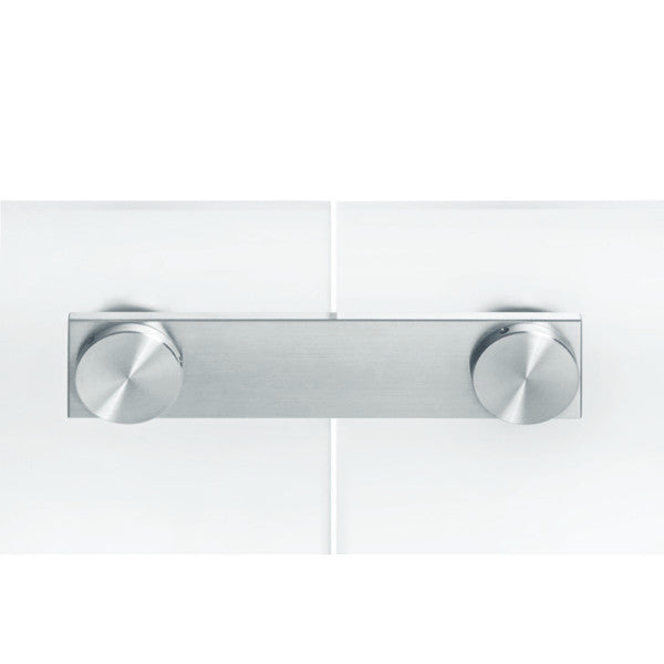Flatec 180° connector, glass-glass