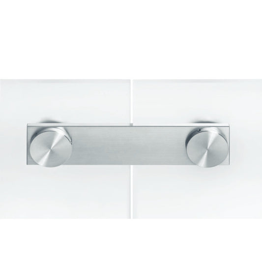 Flatec 180° connector, glass-glass