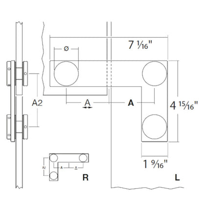 Flatec 3-hole connector skylight