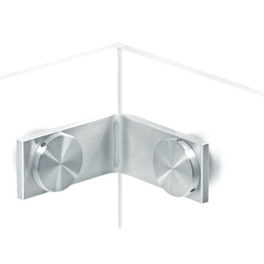 Flatec 90° connector (inner angle), glass-glass