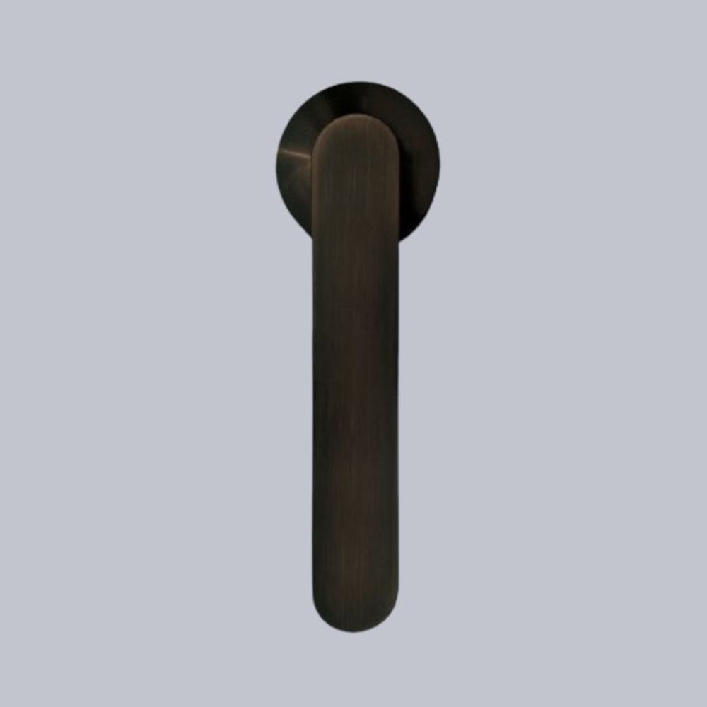 Black trolley Pandora for wooden and glass sliding doors