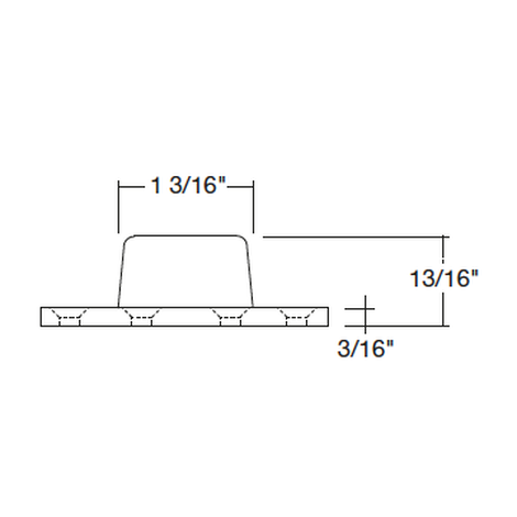 Bottom guide for wooden door panels
