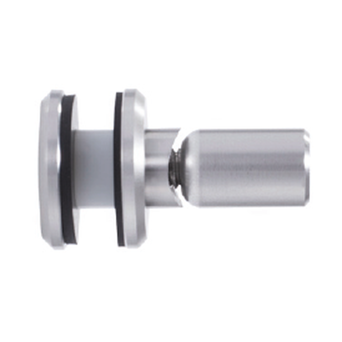 Glass mount set, non-adjustable