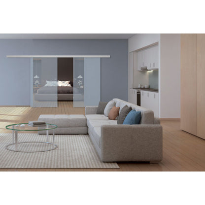 Sliding door hardware AS50, glass