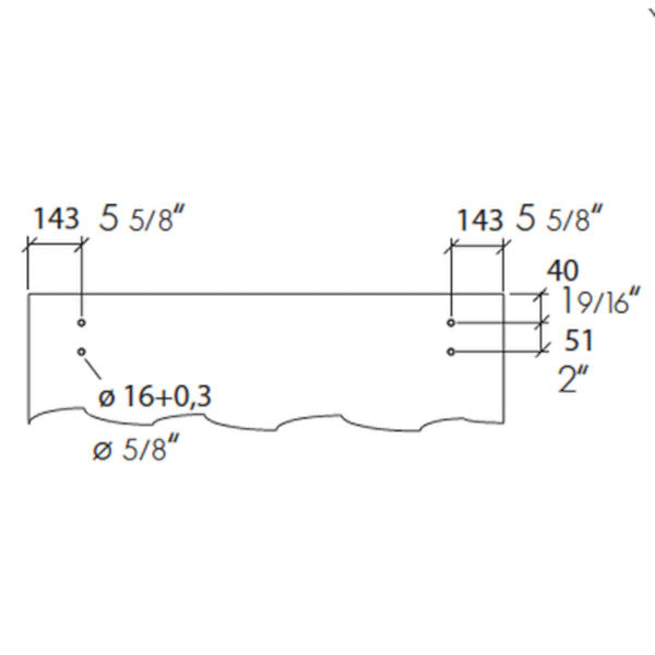Sliding door hardware Baluga, glass