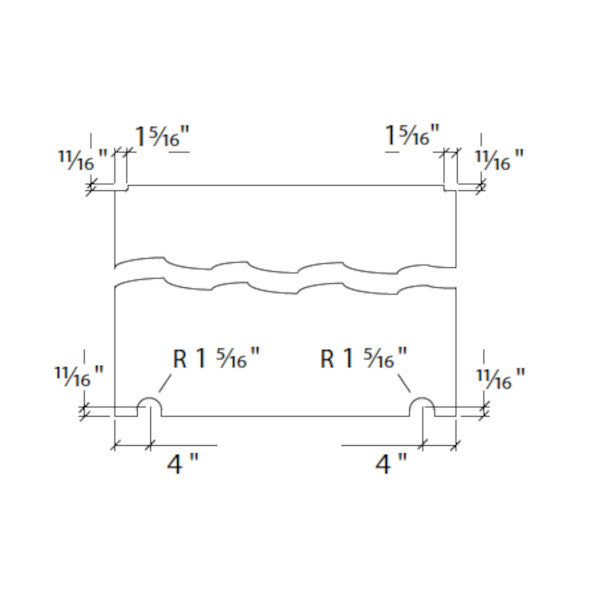 Base bottom roller system Belans, glass