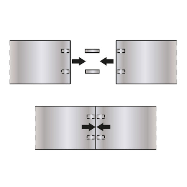 Track rail connector