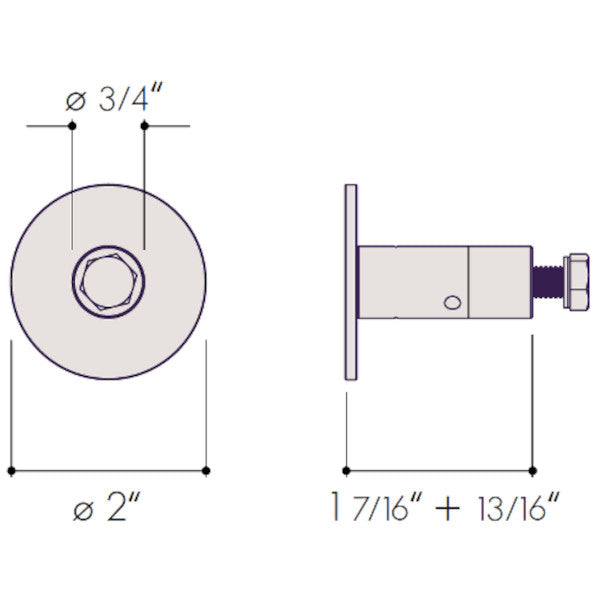 Wall mount Casa (2pcs.)