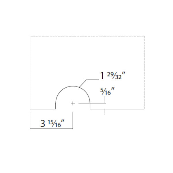 Base bottom roller system Deeply Move, glass