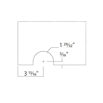 Base bottom roller system Deeply Move, glass