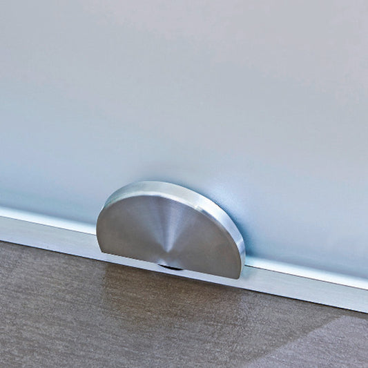 Base bottom roller Deeply Move installed on glass door