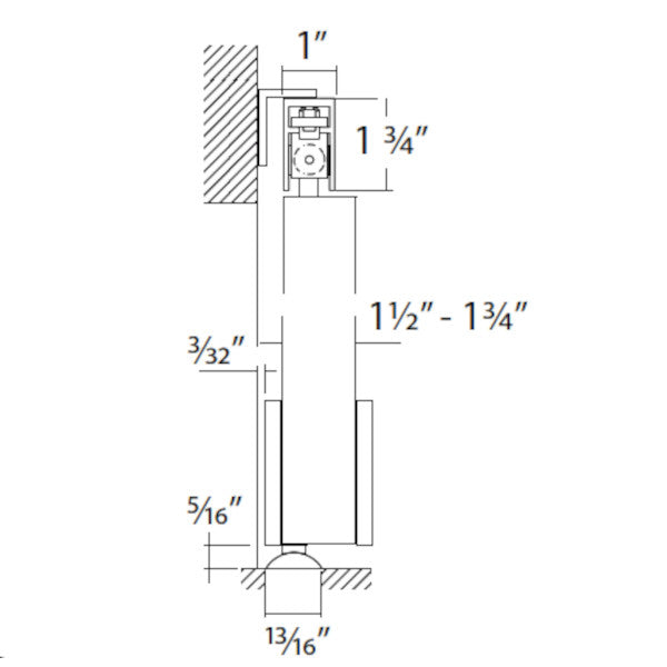 Base bottom roller system Deeply Move, wood