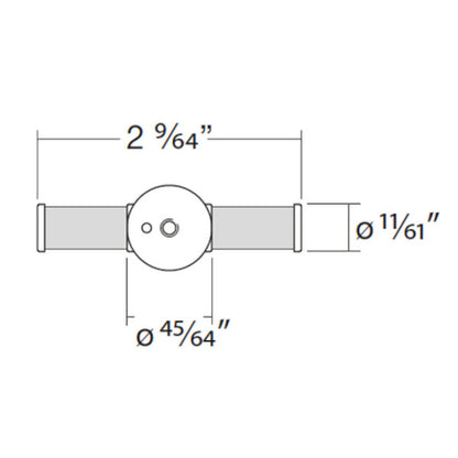 Carus door knob D 11/61"