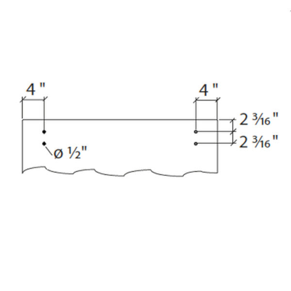 Sliding door hardware Flatec I, glass