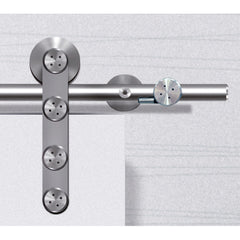 Sliding door hardware Flatec I, wood