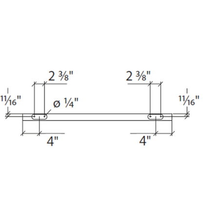 Sliding door hardware Flatec II, wood