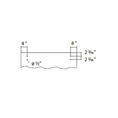 Sliding door hardware Flatec IV, glass