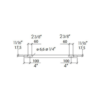 Sliding door hardware Flatec VI, wood