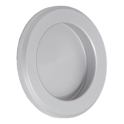 Round flush pull Diskus in aluminum