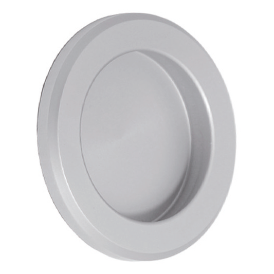 Round flush pull Diskus in aluminum