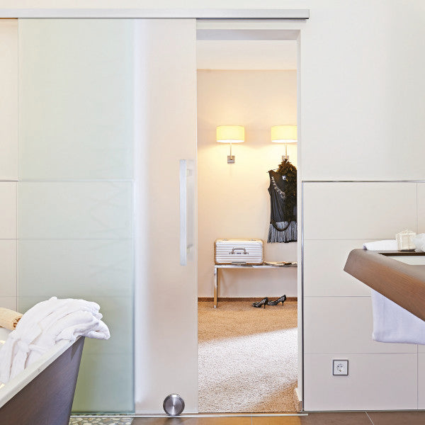 Base bottom roller system Full Moon for glass doors