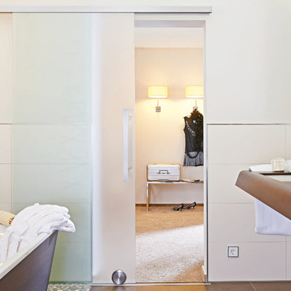 Base bottom roller system Full Moon for glass doors