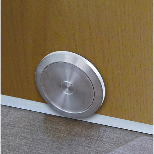 Base bottom roller Full Moon mounted on wooden door
