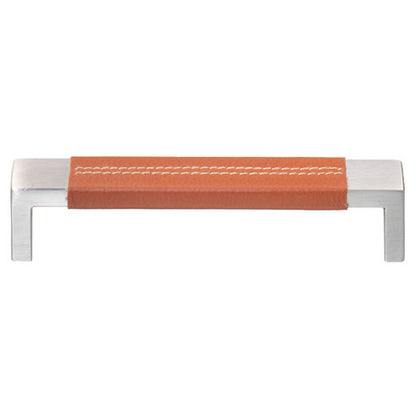 Ciba handle 13/16" x 5/16" with stitched leather