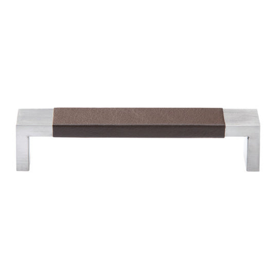 Ciba handle 13/16" x 5/16" with plain leather