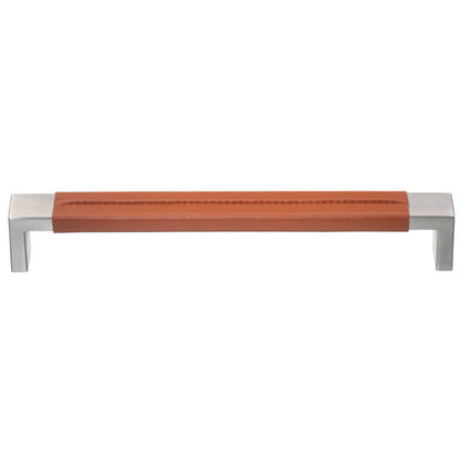 Ciba handle 13/16" x 5/16" with stitched leather