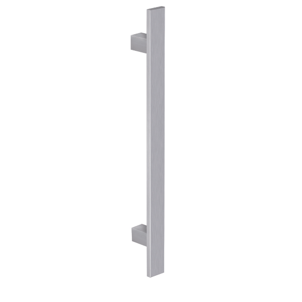 Pull handle Level with flat handle bar in stainless steel