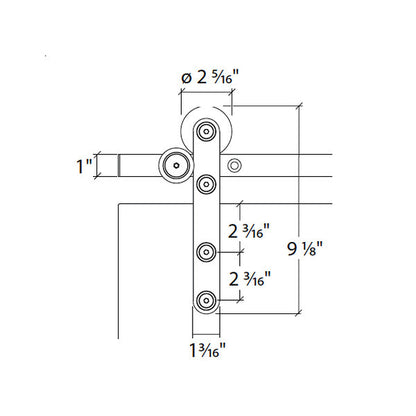 Sliding door hardware Project, glass