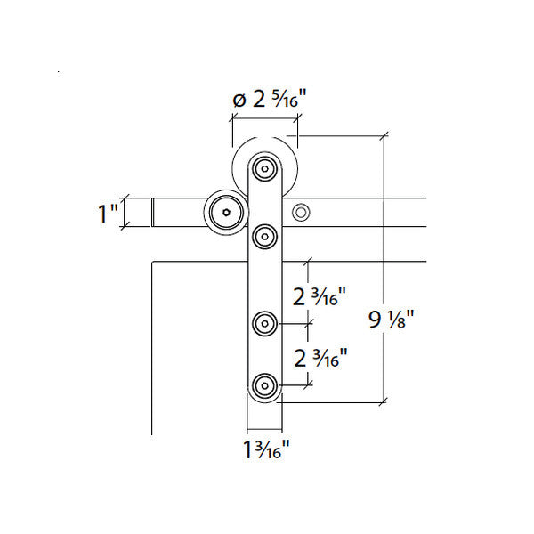 Sliding door hardware Project, wood