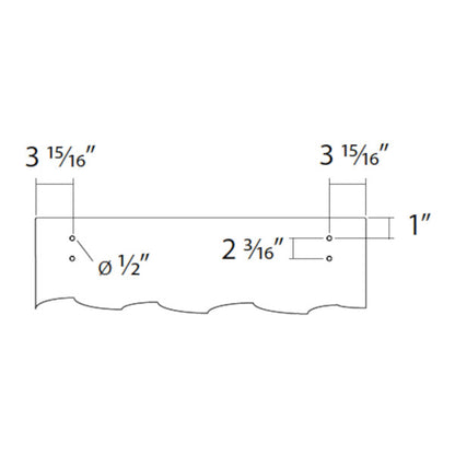 Sliding door hardware Runway, glass