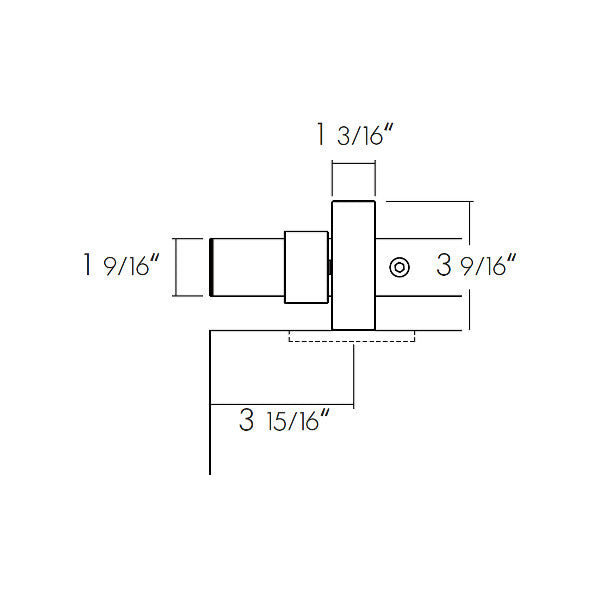 Sliding door hardware Runway, wood