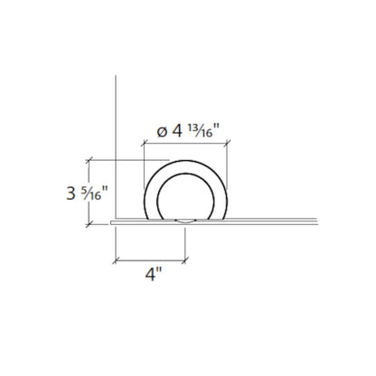 Base bottom roller system Silent Glam, wood
