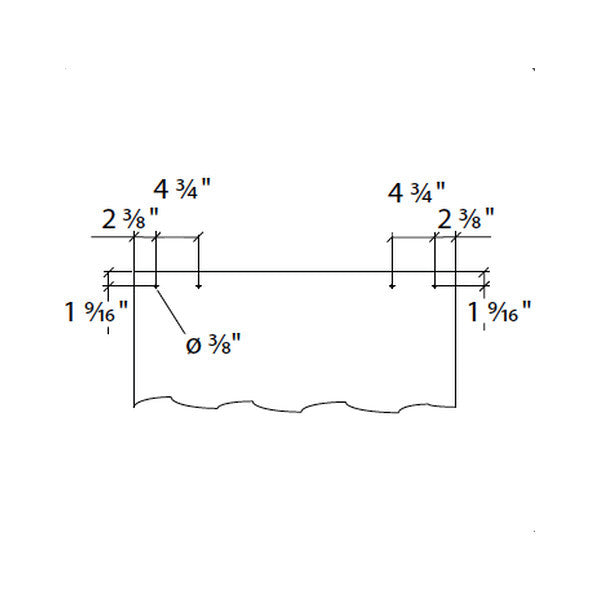 Sliding door hardware Skater, wood